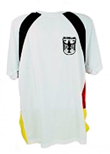 T-Shirt Trikot Deutschland mit Deutschlandadler + Deutschlandfarben, Unisex, Unisex Größen:XL