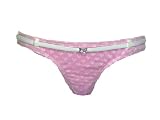 Guess Lilac Hearts Belted Swim-bottoms w/Rhinestone G XS