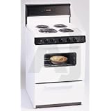 Premier ECK240T 24 Freestanding Electric Range with 4 Coil Elements, 3 cu. ft. Manual... by 