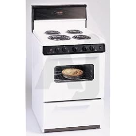 Premier ECK240T 24 Freestanding Electric Range with 4 Coil Elements, 3 cu. ft. Manual... by