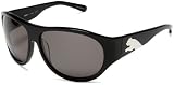 PUMA eyewear Women's Passion Aviator Sunglasses,Black frame/Black lens,one size