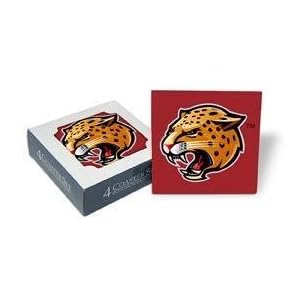 Set of 4 Ceramic Coasters (4x4) Jaguars Coaster Set IUPUI Jaguars Beverage Drinkware by 