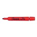 Flip Chart Markers, Permanent, Bullet Tip, Red Ink SAN22402