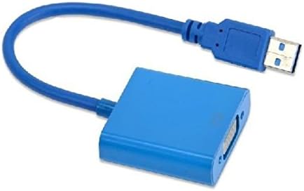 Easybuyus NEW USB 3.0 TO VGA ADAPTER CARD MULTI DISPLAY CABLE VIDEO GRAPHIC FOR WIN 7/8/10