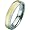 Titanium 14K Gold Inlay 5mm Ring Size 6