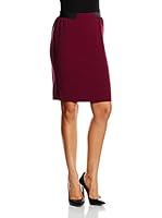 Tru Trussardi Falda Cady (Rojo Oscuro)