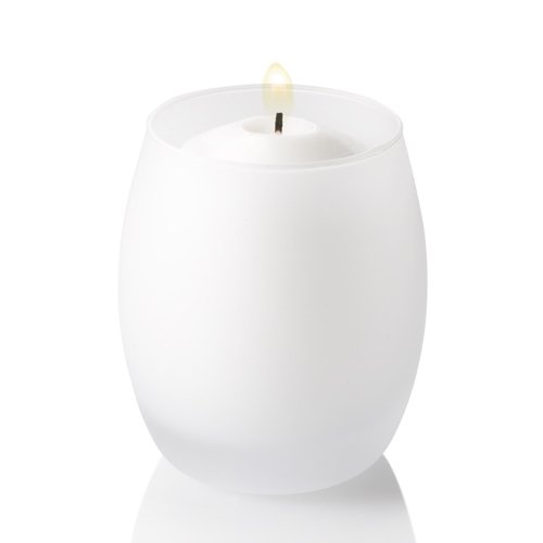 Set of 24 Frosted Pillar Holders