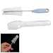 Infant Baby Clear Plastic Medicine Feeding Spoon 9ml w Cleaning Brush