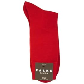 Red Cotton Family Socks by Falke