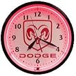 Dodge Ram Truck Neon Wall Clock 20 Inch Made In USA New