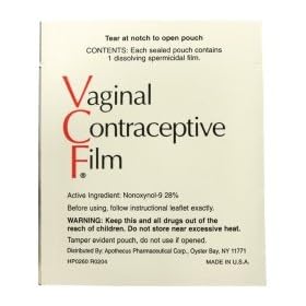 VCF Vaginal Contraceptive Film - 28% Nonoxynol-9