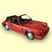 Küche & Haushalt : Pures Blech Porsche 911,33x16x11 cm Blechminiatur