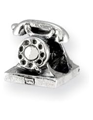 Telephone Charm in Silver for 3mm Charm Bracelets