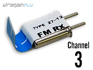 31bIpgePVCL Receiver Crystal Channel 3 for Vortex and Vortex Extreme RC Airplanes 27 MHz