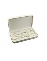 14KT 7-7.5mm White freshwater cultured pearl set.