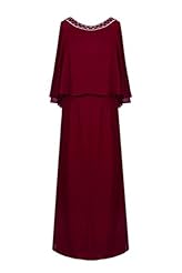 Plus Size  Scoop Neck Chiffon/Satin Mother-of-the-Bride Dress  With Ruffles