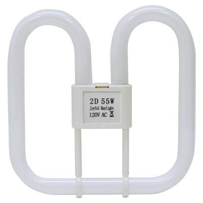55 watt T5 4-pin Base Biax Torchiere / Torchere Fluorescent Joyful Daylight - 2D Compact Fluorescent Light Bulb.