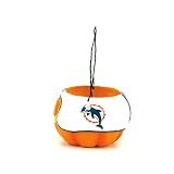 5.5" NFL Miami Dolphins Halloween Pumpkin Trick-or-Treat Candy Bucket