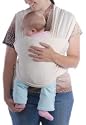Moby Wrap Original 100% Cotton Solid Baby Carrier, Natural