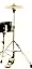 New Drum Set Black 5-Piece Complete Full Size with Cymbals Stands Stool Sticks