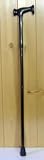 Black Adjustable 37 Inch 4 Section Folding Walking Cane