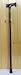 Black Adjustable 37 Inch 4 Section Folding Walking Cane