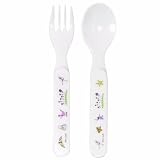 Baby Cie Fork and Spoon Set with French Theme, Ballerine (Ballerina)