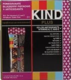 Kind Plus Antioxidant Bars Pomegranate Blueberry Pistachio -- 12 Bars