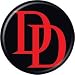 Marvel Comics Daredevil Logo Button 81747