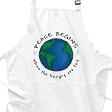 Peace Begins T-Shirt BBQ Apron