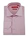 Gino Valentino Men's Modern Spread Collar Barrel Cuff Cotton Dress Shirt