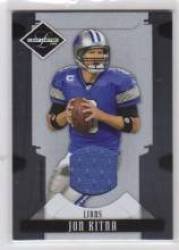 2008 Leaf Limited Threads #34 Jon Kitna - Detroit Lions (Piece of Authentic Game-Worn Jersey - Serial #d to100 ) (Football Cards)