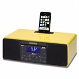 from Roberts Roberts SOUND-MP43-YELLO CD DAB/FM Radio with Integrated iPod Dock in Yellow