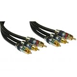 Cable Showcase Component Video Cable Premium Grade 24K Gold, 50 ft