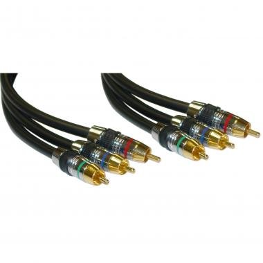 Cable Showcase Component Video Cable Premium Grade 24K Gold, 50 ft