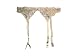 Extravagance embroidered garter belt Large-XLarge/Ivory Whisper