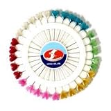 Craft Pin Wheel - Heart Shaped Pins. Sewing / Dressmaking Pins.