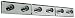 Craftmade 13236CH6 Mirrored Chrome Split Bath Traditional / Classic Six Light Ambient Lighting 36 Length Bath Bar from the Split Bath Collection