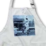Vintage Detroit Tigers Making the Catch Black and Selenium - Waist Apron With Pockets