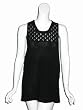 AVITA Cashmere Sleeveless Sweater in Black