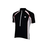 Descente 2008 Men's Intermezzo Short Sleeve Cycling Jersey - Black/Vapor - 13055bkva