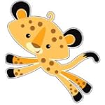 Animals of the Rain Forest Fisher Price Wall Stickers