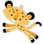 Animals of the Rain Forest Fisher Price Wall Stickers