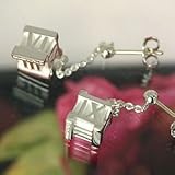 【TIFFANY&CO/ティファニー】アトラスキューブチェーンピアス　#21428515