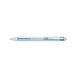 Retractable Pen, Refillable, Nonslip Grip, .5mm, Blue Ink, Sold as 1 box(12 per box)
