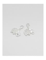 Elephant CZ Charm In 92.5 Sterling Silver