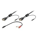 Produkt-Bild: Notebook-Kabel VGA/SVGA/XGA 200 15M/15M AUDIO 2m zum Anschluss an LCD/Plasma-TV
