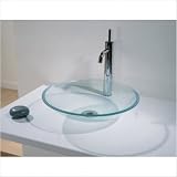 New Generation Porcelain Counter Top with Glass Above Mount Bath Basin