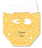 Sunshine Dots Diaper Thank-you Cards - Set of 10