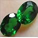 Garnets Emerald Green TSAVORITE Garnet faceted oval gemstone pair Loose